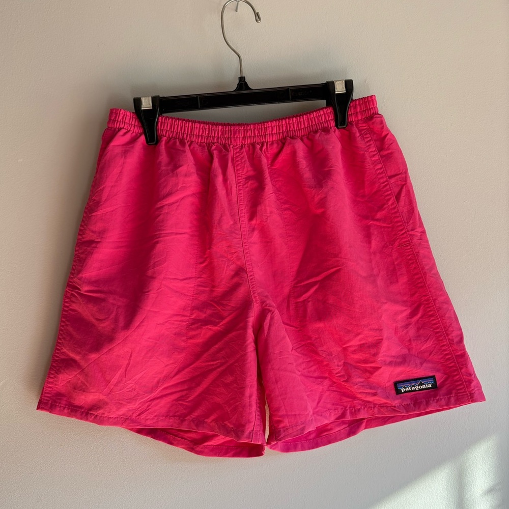 Patagonia Women's Hot Pink Elastic-Waist Shorts